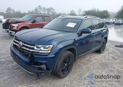2018 Volkswagen Atlas 3.6L V6 Sel Premium из США, поврежденный, VIN 1V2NR2CA6JC581353